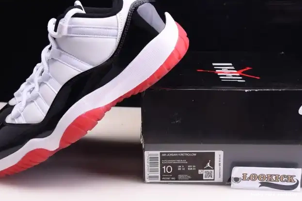 Rep Husky Jordan 11 Low Retro AV2187-160 Air Bred Concord 0323